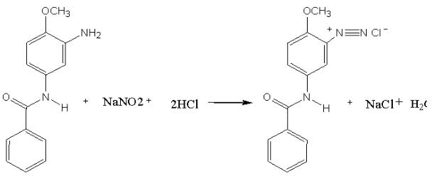 紅色KD的重氮化反應(yīng) 紅色KD的重氮化反應(yīng)
