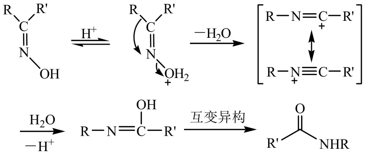 貝克曼重排反應(Beckmann rearrangement) 貝克曼重排反應(Beckmann rearrangement)