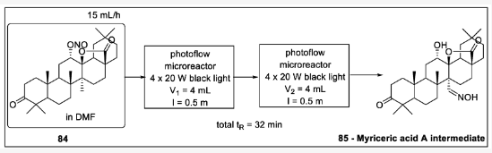 蠟果楊梅酸A中間體的合成  蠟果楊梅酸A中間體的合成