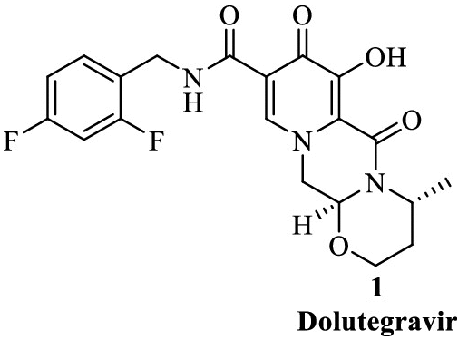 圖1.多替拉韋1結構式