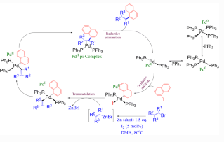 有機鋅試劑在連續流化學中的應用：根岸耦合